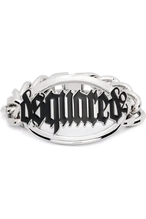 Dsquared2 Gothic logo-plaque bracelet