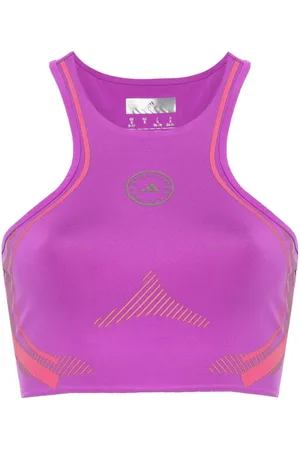 adidas Detachable-sleeve cropped top
