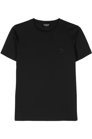 Dondup Logo-embroidered cotton T-shirt