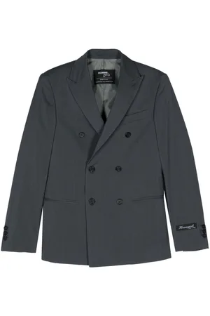 HOMMEGIRLS Double-breasted wool blazer