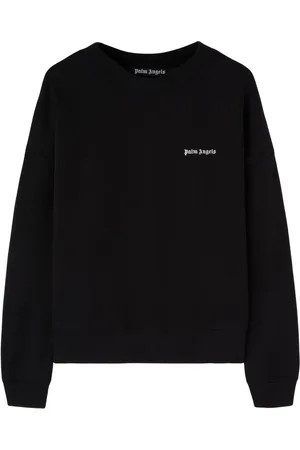 Palm Angels Logo-embroidered cotton sweatshirt