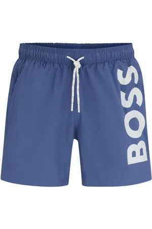 HUGO BOSS Logo-print swim shorts