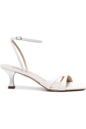Casadei Cut-out patent-leather sandals