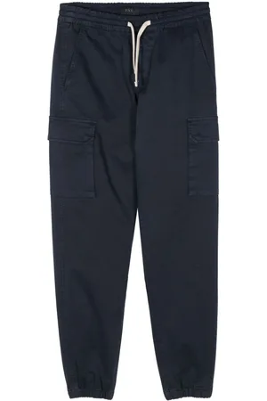 FAY Cotton tapered cargo trousers