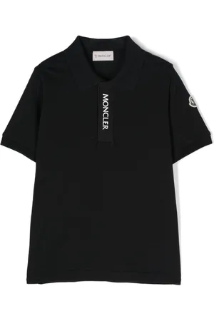 Moncler Logo-patch cotton polo shirt