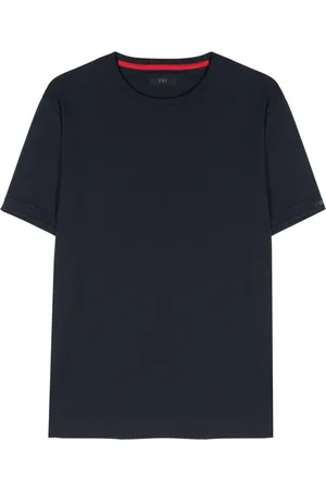 FAY Logo-patch cotton T-shirt