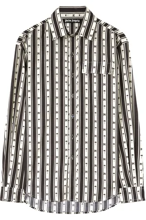 Palm Angels Palm tree striped shirt