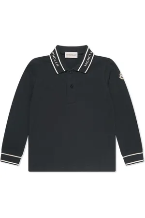 Moncler Logo-jacquard cotton polo shirt