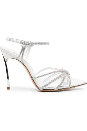 Casadei Blade C+C 100mm rhinestone-embellished pumps