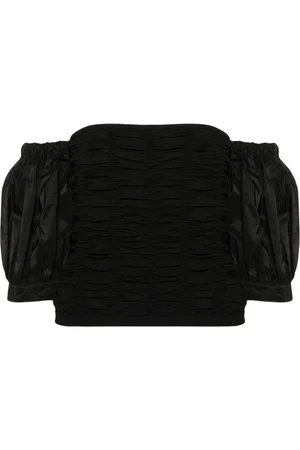 Twin-Set Off-shoulder ruched top