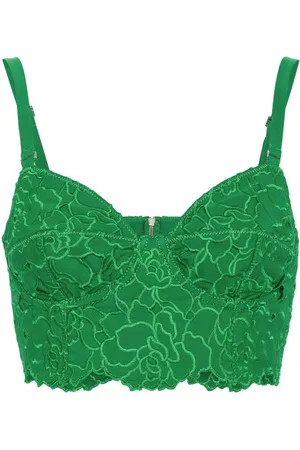 Erdem Embroidered bralette top