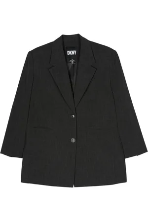 DKNY Mélange twill blazer