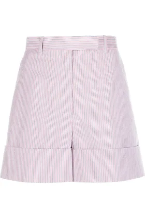 Thom Browne Striped high-waist shorts