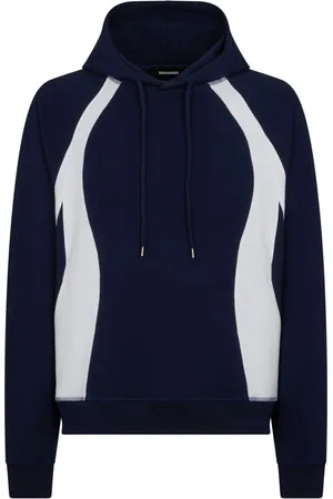 Dsquared2 Panelled logo-print hoodie