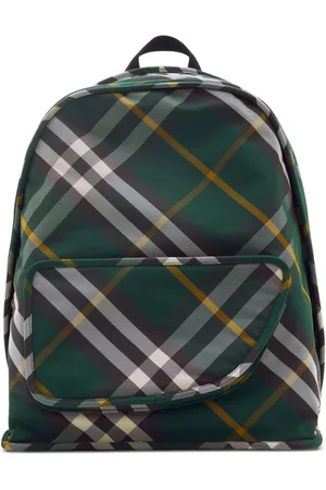 Burberry Shield checkered woven backpack