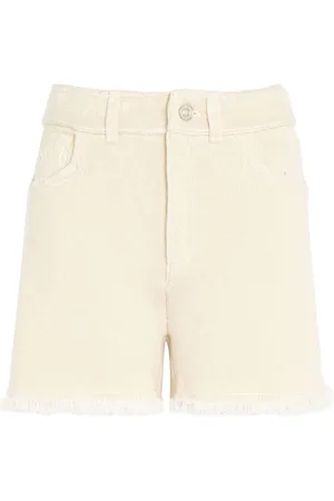 Barrie Fine-knit fringe-detail shorts