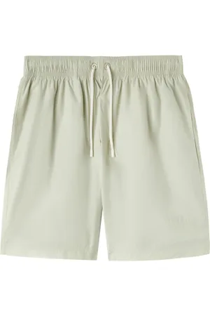 Palm Angels Logo-embroidered swim shorts