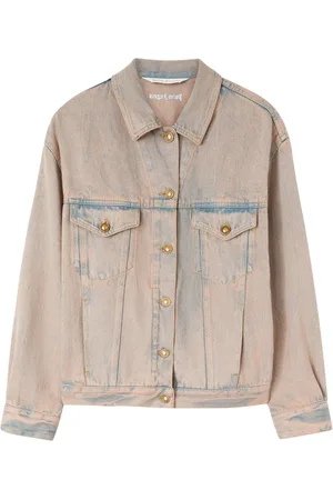 Palm Angels Overdye-wash denim jacket