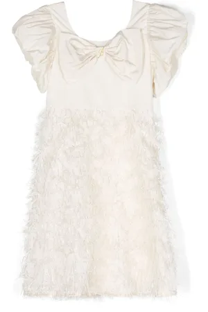 MISS BLUMARINE Bow-detail A-line dress