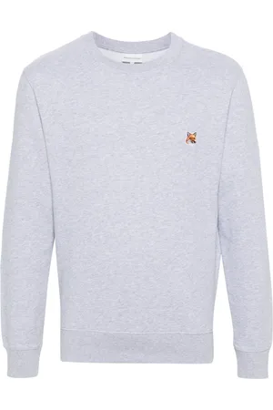 Maison Kitsuné Logo-appliqué jersey sweatshirt