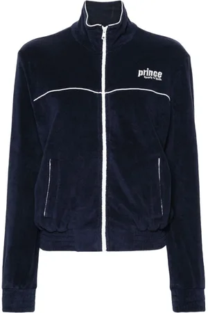 Sporty & Rich Logo-embroidered zip-up sweatshirt