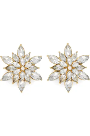Hzmer Jewelry Crystal-embellished star earrings