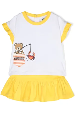 Moschino Leo Teddy-print skirt set