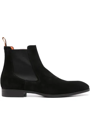 santoni Suede Chelsea boots