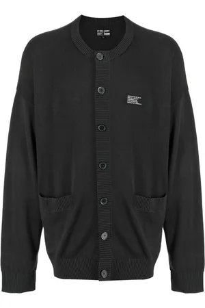Izzue Logo-appliqué cotton cardigan