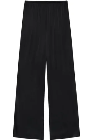 ANINE BING Aden high-waisted wide-leg trousers
