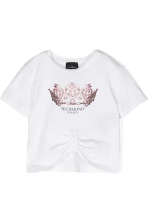 John Richmond Crown-print jersey T-shirt