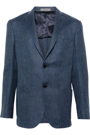 corneliani Single-breasted twill blazer