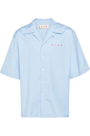 Marni Logo-print poplin shirt