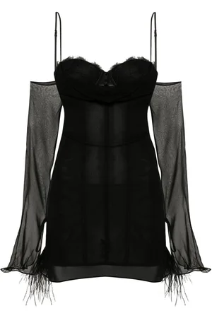 Retrofete Colette layered-design dress