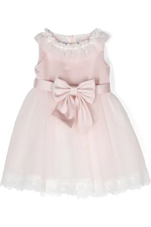 COLORICHIARI Bow-detail tulle dress