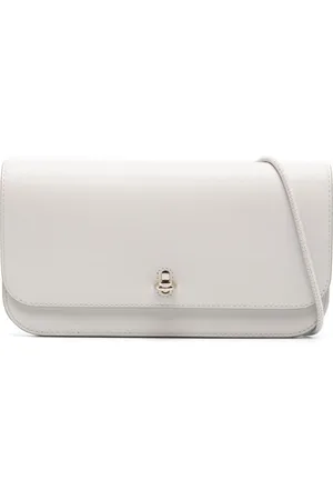 Furla Logo-debossed leather cross body bag