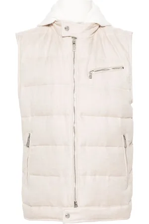 ELEVENTY Hooded down gilet