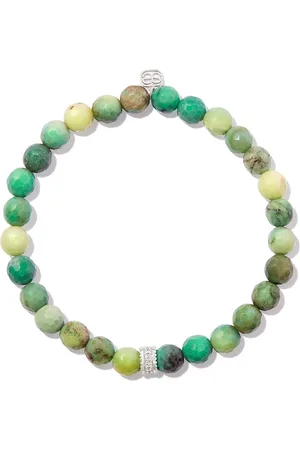 Sydney Evan 14kt yellow gold opal and diamond bracelet