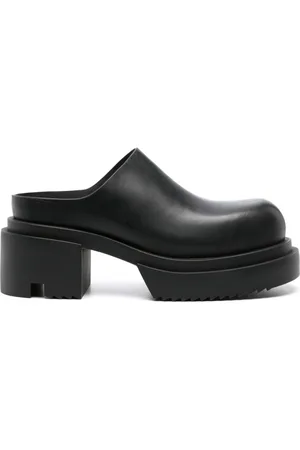 Rick Owens Bogun chunky leather slippers