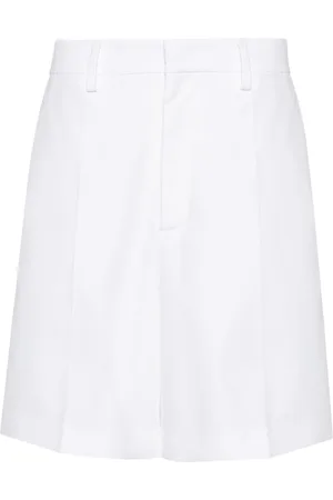 VALENTINO GARAVANI Cotton pressed-crease shorts
