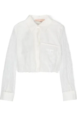 Elisabetta Franchi Corded-lace blouse