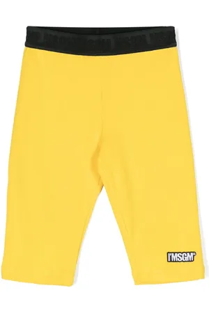 Msgm Logo-waistband cotton shorts