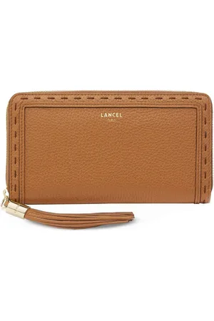 LANCEL Premier Flirt leather long wallet
