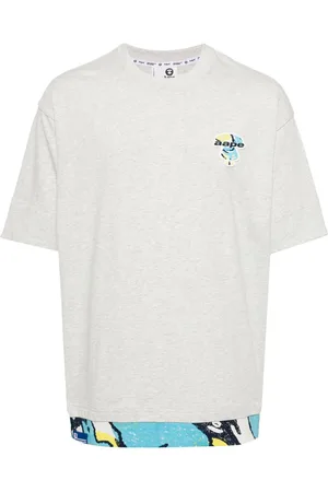 A Bathing Ape Graphic-print logo-embroidered T-shirt