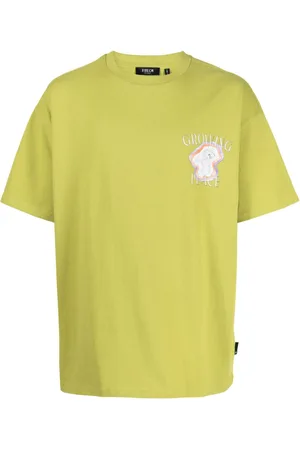 FIVE CM Mushroom-stamp cotton T-shirt