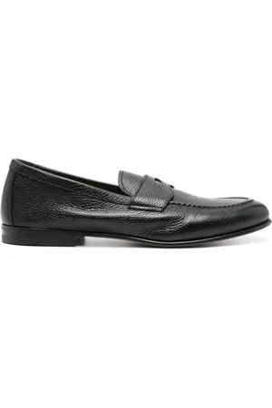 HENDERSON BARACCO Grained leather loafers