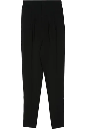 BITE Pleat-detail yoke-waist trousers