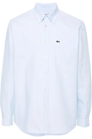 Lacoste Logo-patch cotton shirt