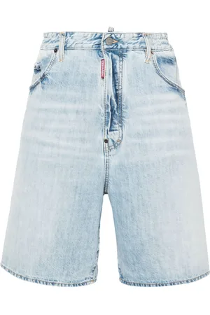 Dsquared2 Wide-leg denim shorts