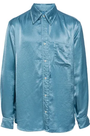 TOGA PULLA Long-sleeved satin shirt